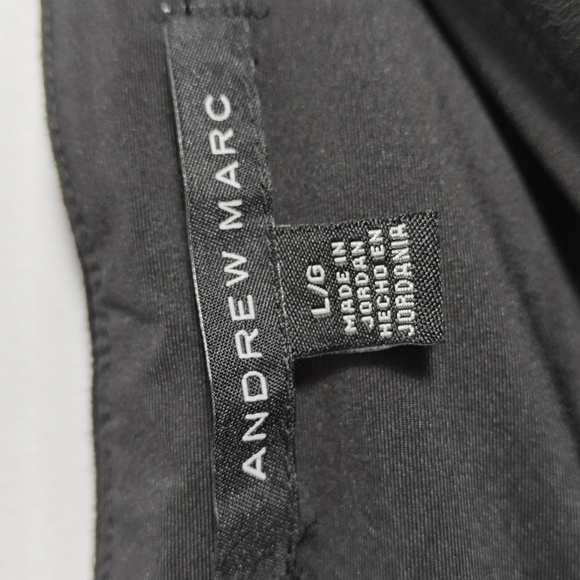 ANDREW MARC High Rise Faux Suede Ankle Pant Leggings Size Large - Picture 5 of 16